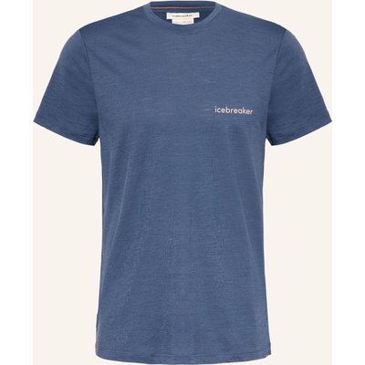 Icebreaker T-Shirt Aus Merinowolle blau