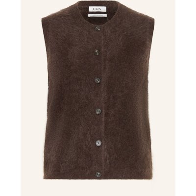 Cos Strickweste Aus Cashmere braun