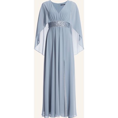 Swing Abendkleid Mit Pailletten blau