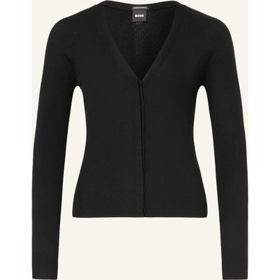 Boss Strickjacke Friva schwarz