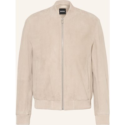 Boss Lederblouson Muller beige