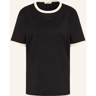 Sandro T-Shirt schwarz