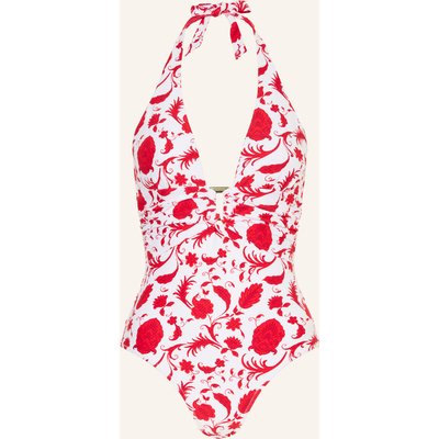 Heidi Klein Neckholder-Badeanzug Evia rot