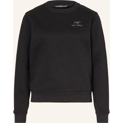 Arc'teryx Sweatshirt Emblem Crew schwarz