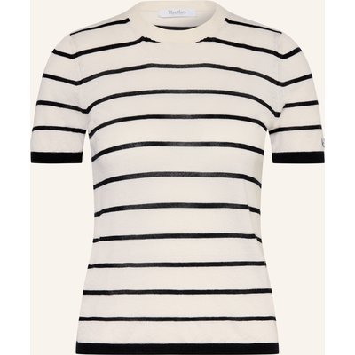 Max Mara Strickshirt Favetta Aus Cashmere Mit Seide weiss