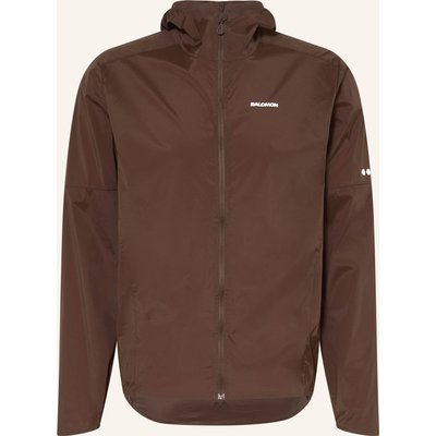 Salomon Laufjacke Sense Aero Wind braun