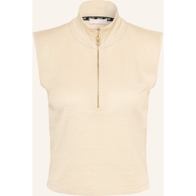 Liu Jo Top Mit Glitzergarn beige