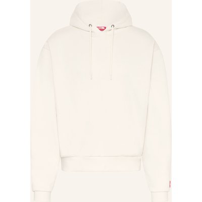 The North Face Oversized-Hoodie Red Box weiss