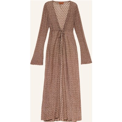 Missoni Strandkleid Mit Glitzergarn braun