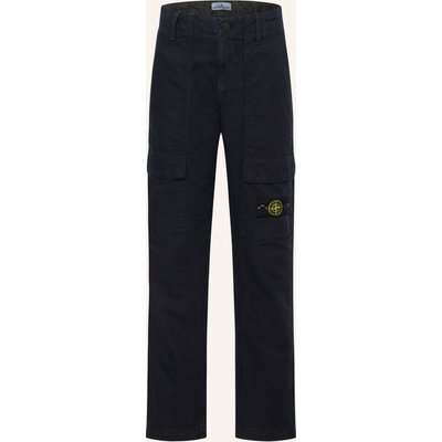Stone Island Junior Cargohose blau