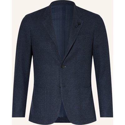 Lardini Stricksakko Extra Slim Fit blau