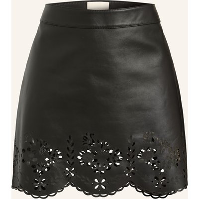 Isabel Marant Lederrock Natea schwarz