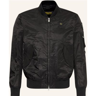 Blauer Blouson Rocky schwarz