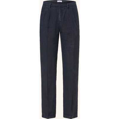 Boglioli Leinenhose Regular Fit blau
