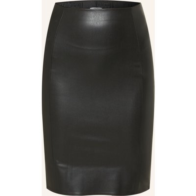 Wolford Rock Jenna In Lederoptik schwarz