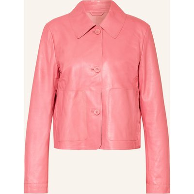 Milestone Lederjacke Msammi pink