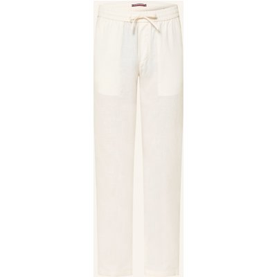 Tommy Hilfiger Leinenhose Harlem Regular Tapered Fit beige