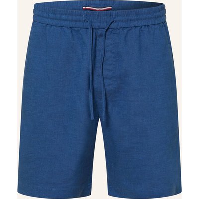 Tommy Hilfiger Leinenshorts Dover Regular Fit blau
