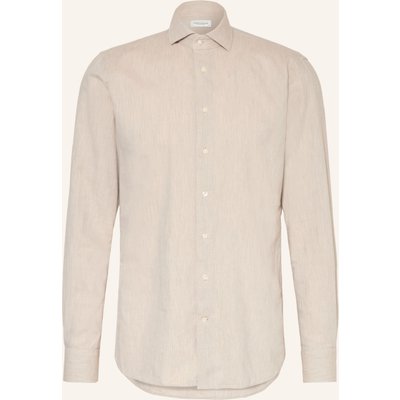 Profuomo Hemd Slim Fit beige