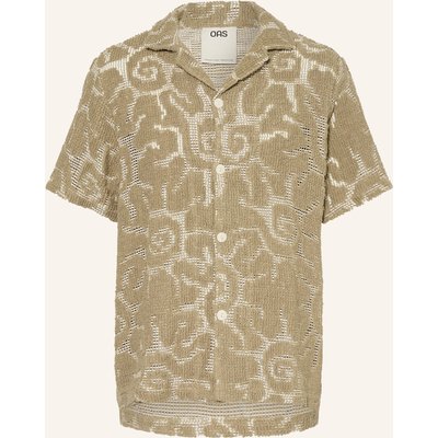Oas Häkelhemd Sunero Relaxed Fit gelb