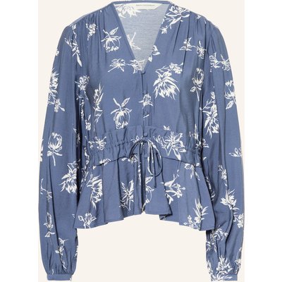 Msch Copenhagen Bluse Mschandena Amabella Mit Rüschen blau