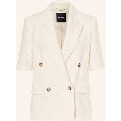 Boss Tweed-Blazer Jaleto weiss