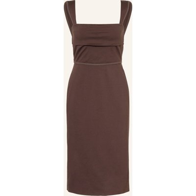 Boss Jerseykleid Drapera braun