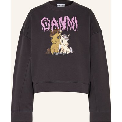 Ganni Sweatshirt Isoli schwarz