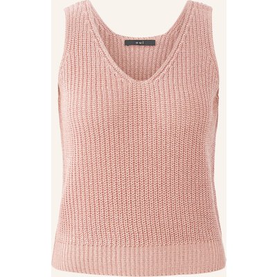 Oui Stricktop Mit Glitzergarn rosa