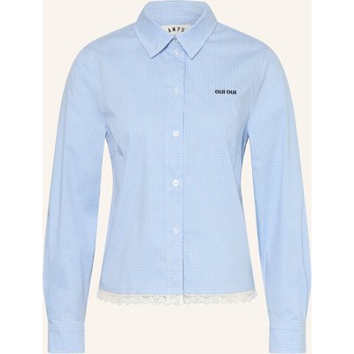 Oui Hemdbluse blau