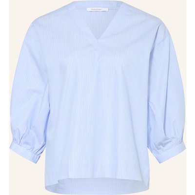 Soluzione Blusenshirt Mit 3/4-Arm blau
