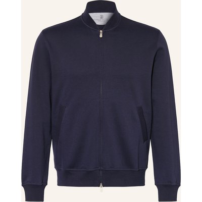 Brunello Cucinelli Sweatjacke blau