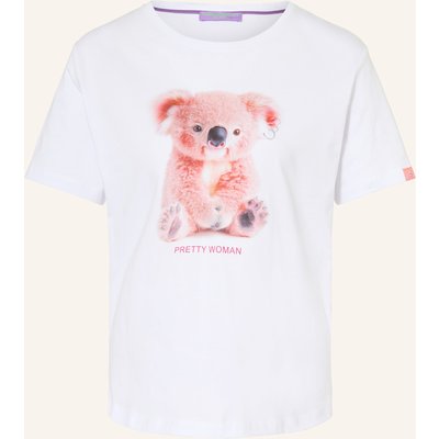 Frieda & Freddies T-Shirt Mit Schmucksteinen weiss