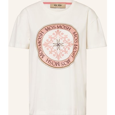 Mos Mosh T-Shirt Mmjudd Mit Schmucksteinen weiss