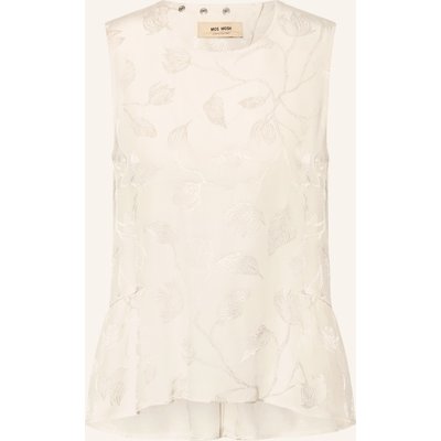 Mos Mosh Jacquard-Top Mmixo weiss