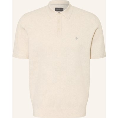 Fynch-Hatton Strick-Poloshirt beige