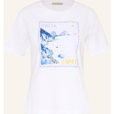 Lilienfels T-Shirt Mit Pailletten weiss