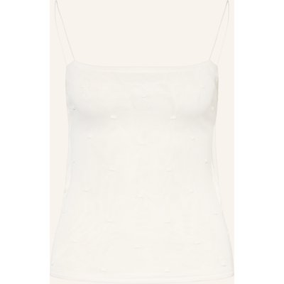 Jacquemus Stricktop La Maille Plumetis weiss