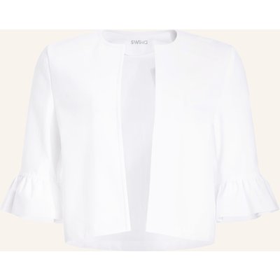 Swing Jeans-Bolero Mit 3/4-Arm weiss