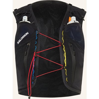 Salomon Laufweste Adv Skin 12 Race Flag schwarz