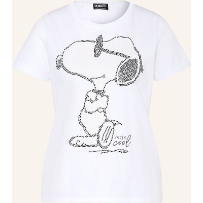 Princess Goes Hollywood T-Shirt Snoopy Mit Schmucksteinen weiss