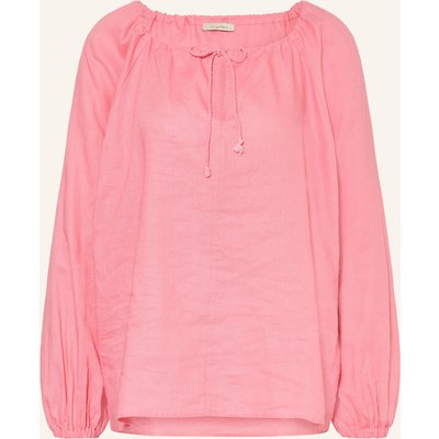 Lilienfels Blusenshirt Mit Leinen pink