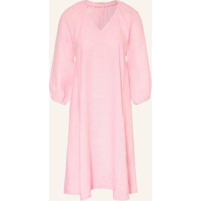 Lilienfels Leinenkleid Mit 3/4-Arm rosa