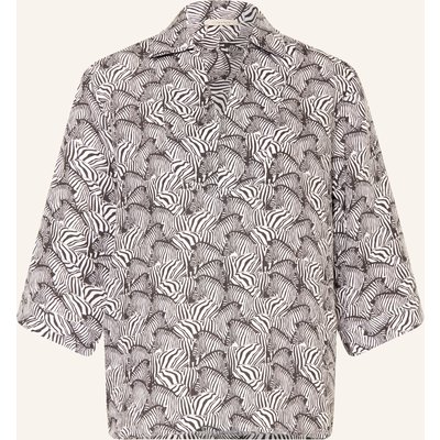 Lilienfels Blusenshirt Aus Leinen Mit 3/4-Arm schwarz