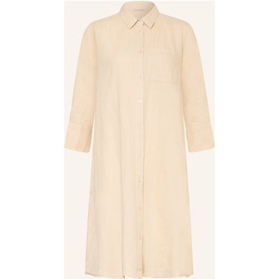Lilienfels Hemdblusenkleid Liano Aus Leinen beige