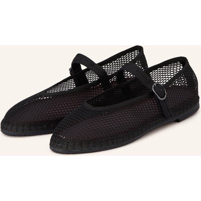 Flabelus Mary-Jane-Ballerinas Isabella schwarz