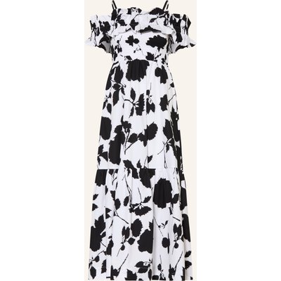 Maryan Mehlhorn Strandkleid Florascape Mit Rüschen schwarz