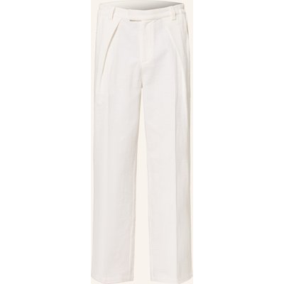 Don't Waste Culture Hose Alurette Regular Fit Mit Leinen weiss