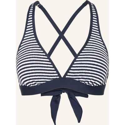 Seafolly Triangel-Bikini-Top Clubhouse blau