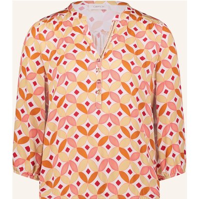 Cartoon Blusenshirt Mit 3/4-Arm rosa